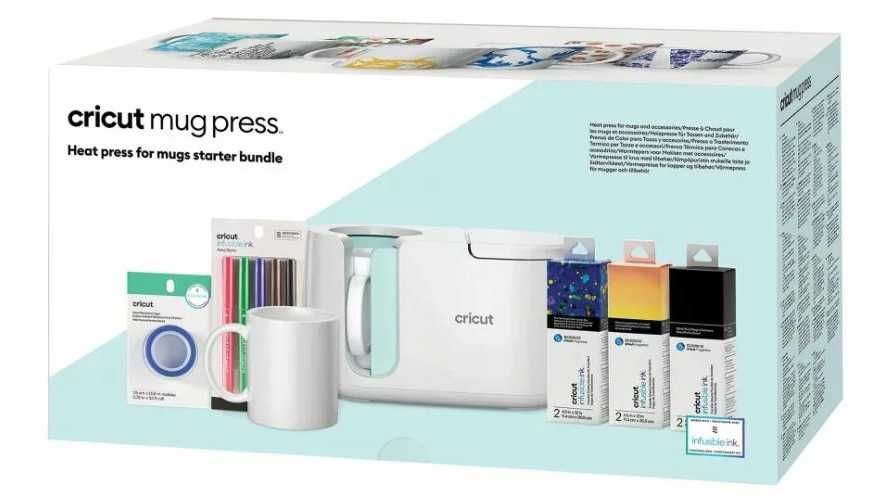 Cricut Mug Press Zestaw Startowy Do Personalizacji Kubków