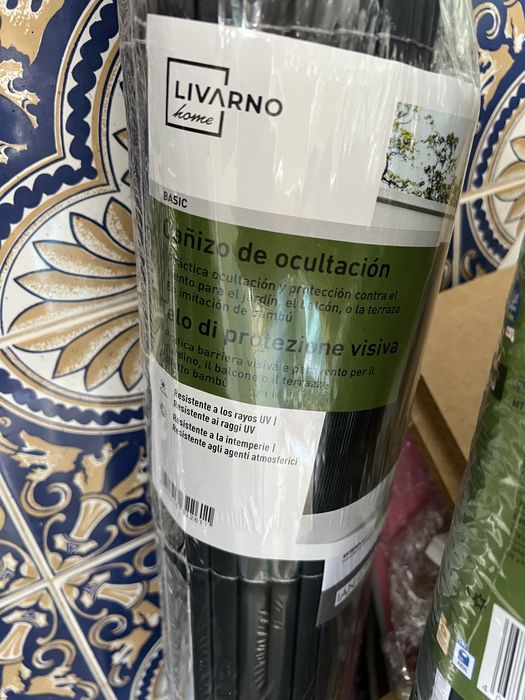 Vedação jardim ou vedação corta vento varanda PVC