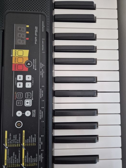 Yamaha psr f52 teclados piano