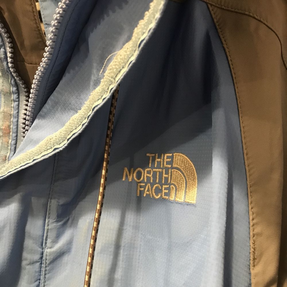 Kurtka the north face hyvent niebieska szara pastelowa górska tnf