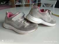 Adidasy szare dziewczęce buty na rzepy