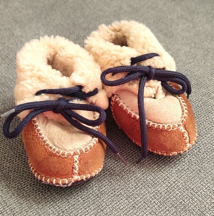 Пінетки зимові дитячі на овчині