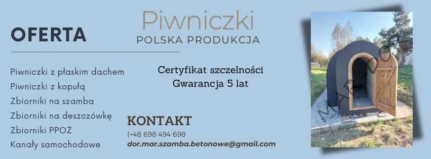 Szamba betonowe Piła i okolice, piwniczki, kanały, dofinansowanie UE