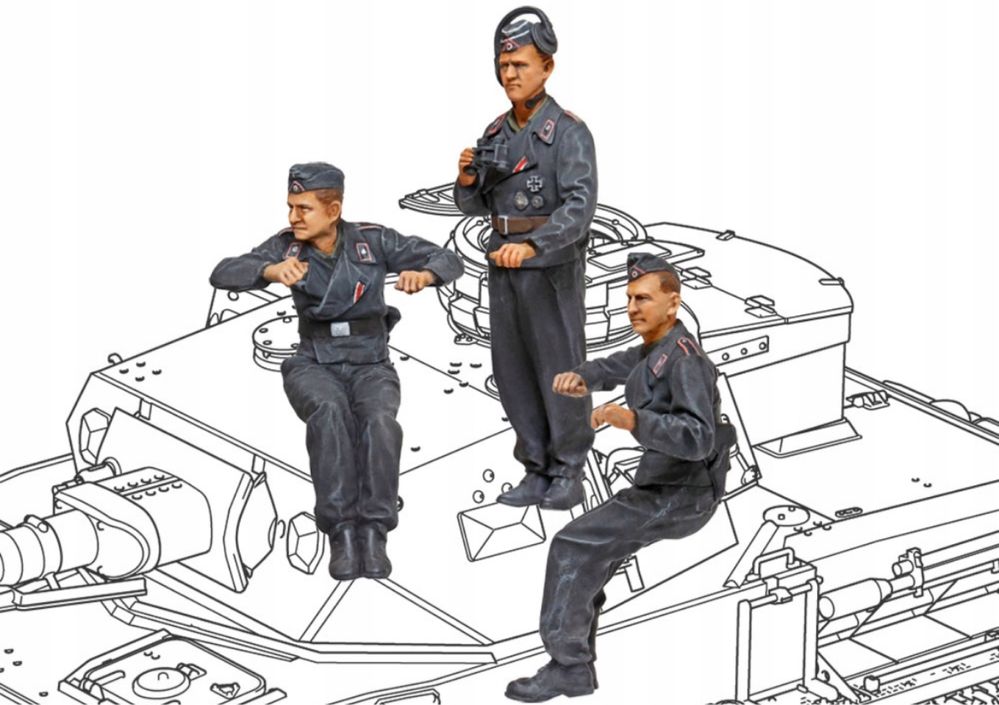 Czołg PzKpfw Panzer IV Ausf.F 1:35 model 35374 Tamiya