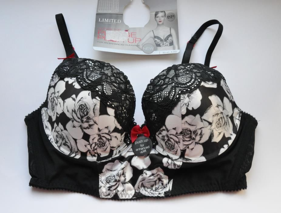 biustonosz M&S 80B 36B  push up nowy