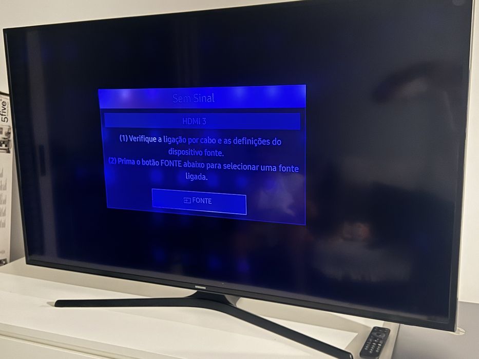 Tv samsung 55” colar ou trocar os LEDS de retroiluminação