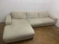 Sofá lounge creme 130€