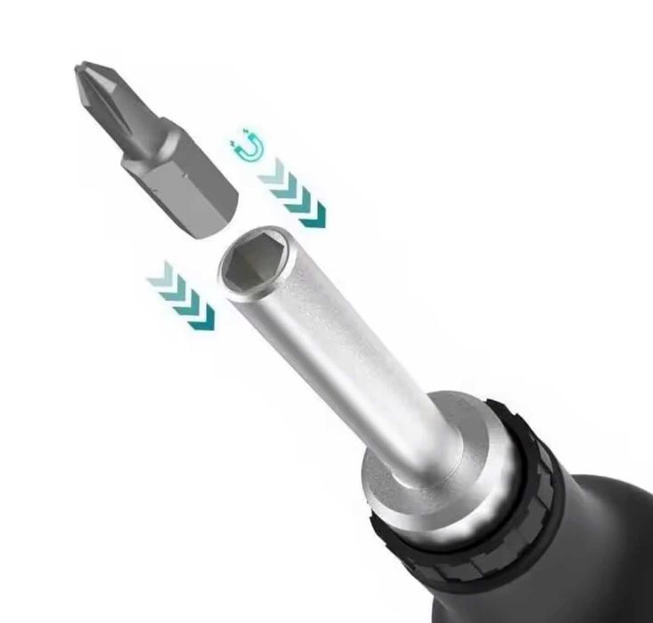 Makita D-58833 Магнітна викрутка з тріскачкою та бітою