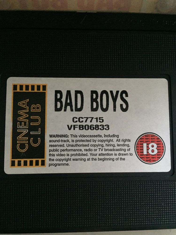 Bad Boys na kasecie vhs
