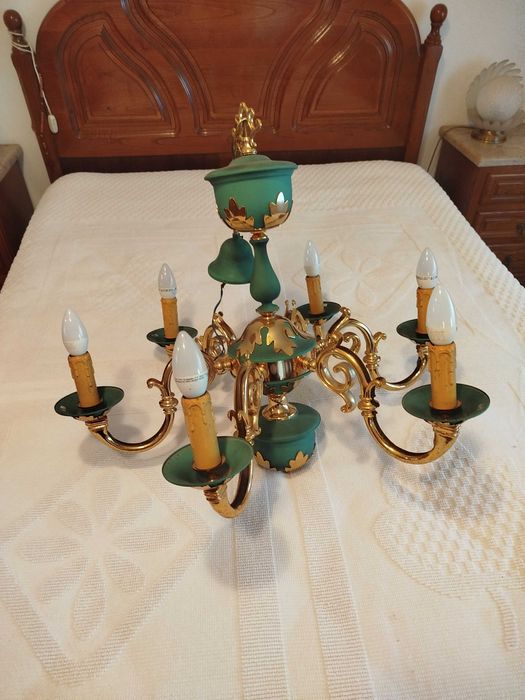 Candeeiro verde.