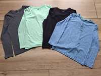 Zestaw 4-pack bluzka  t-shirt z długim rękawem H&M roz. 134/140