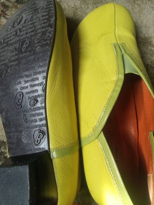 Buty bpc selection w kolorze kanarkowym