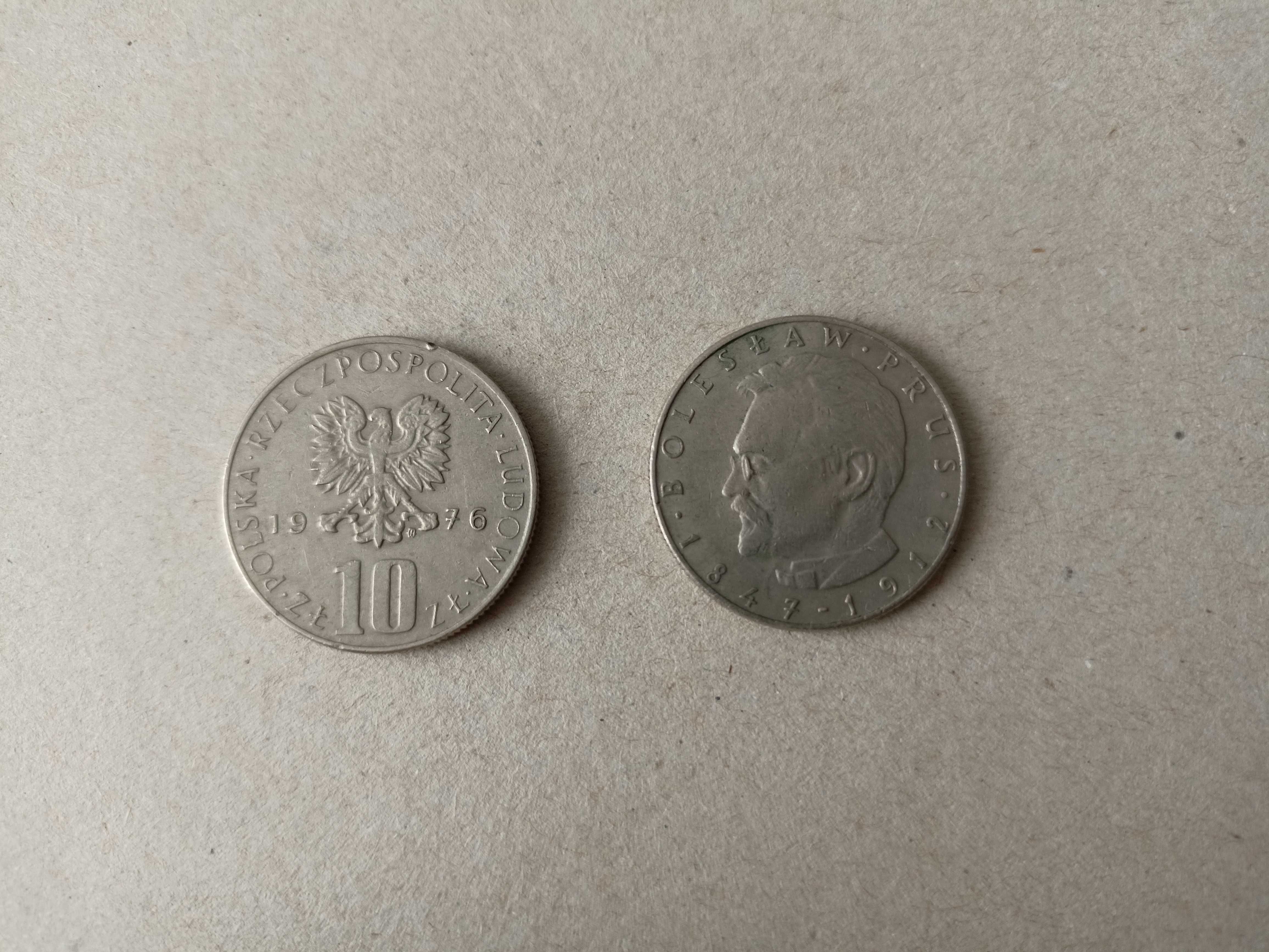 Moneta PRL 10zł Bolesław Prus 1976 rok