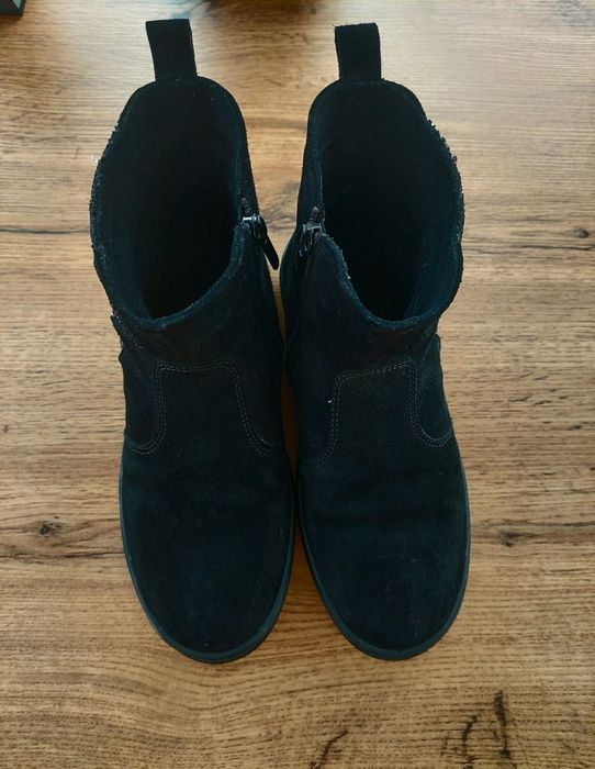 Ботинки натуральний замш