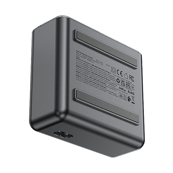 Wielofunkcyjny adapter Acefast Z4 PD 218W GaN 3 x USB-C + USB-A z 4 po