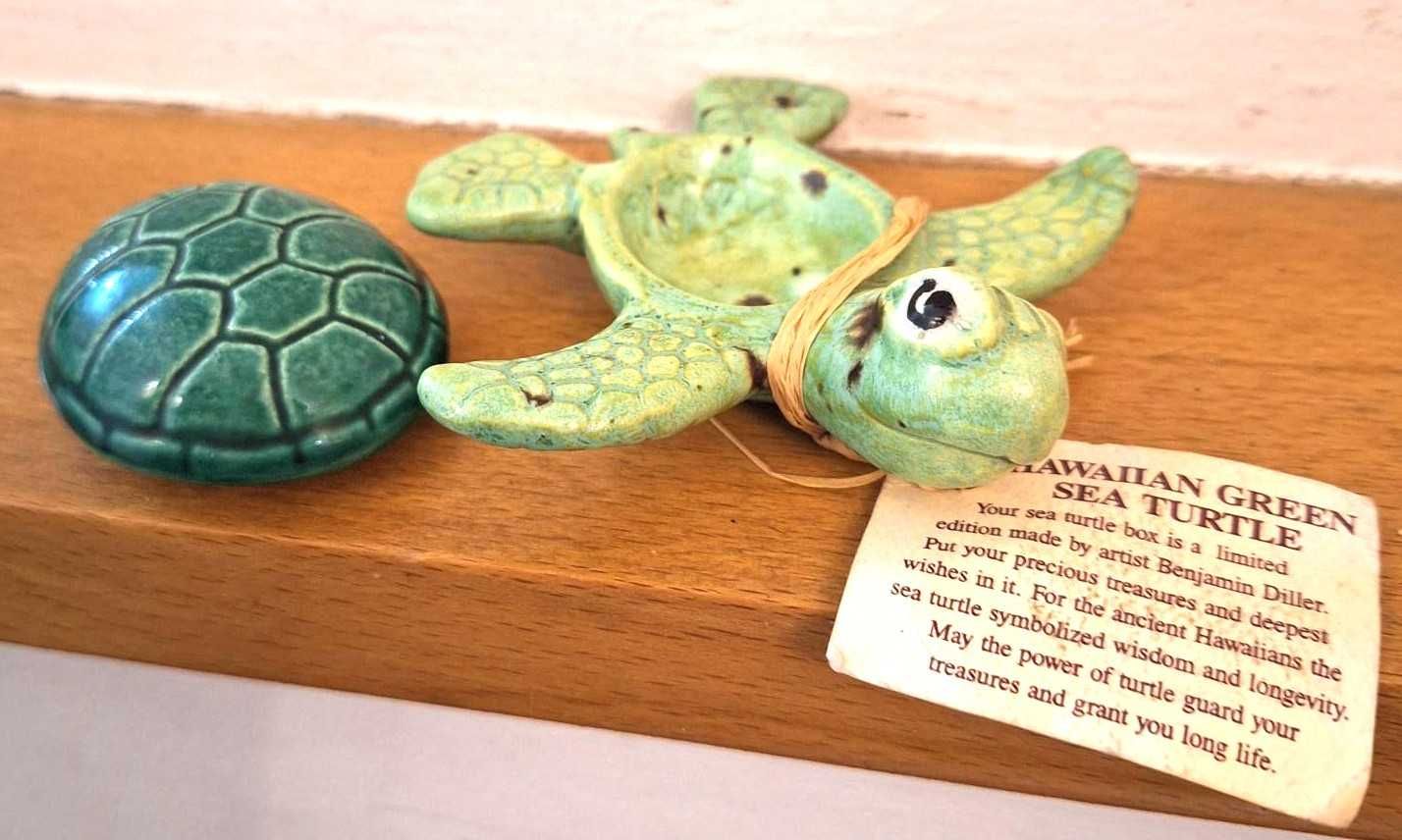 Tartaruga marinha verde Havaiana em cerâmica