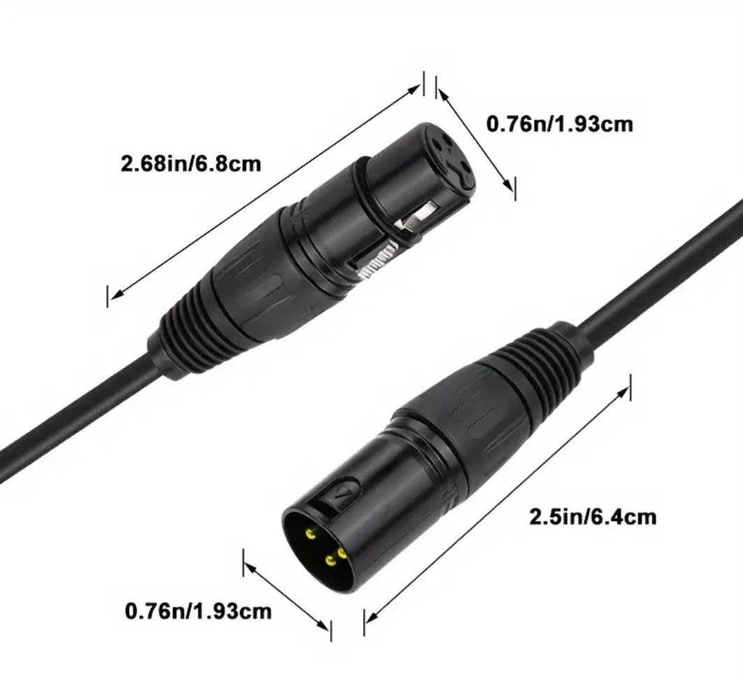 2xXLR kabel 3m XLR