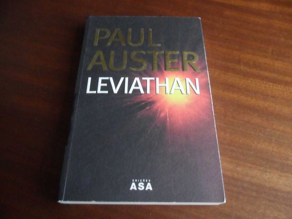 "Leviathan" de Paul Auster - 1ª Edição de 2003