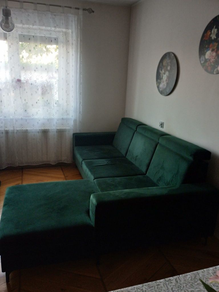 Narożnik duży butelkowa zieleń