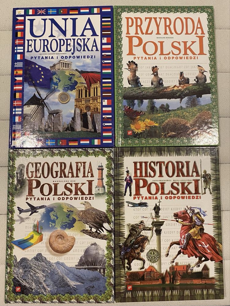 Zestaw książek edukacyjnych dla dzieci