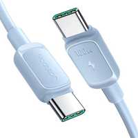 Kabel USB C - USB C 100W 1,2 m Joyroom S-CC100A14 - niebieski
