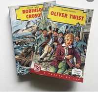 Oliver Twist e Robinson Crusoé