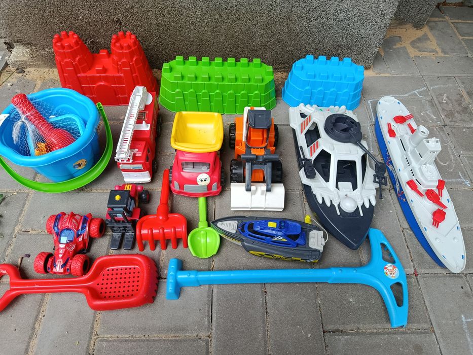 Zabawki do piaskownicy lub na plażę - zestaw