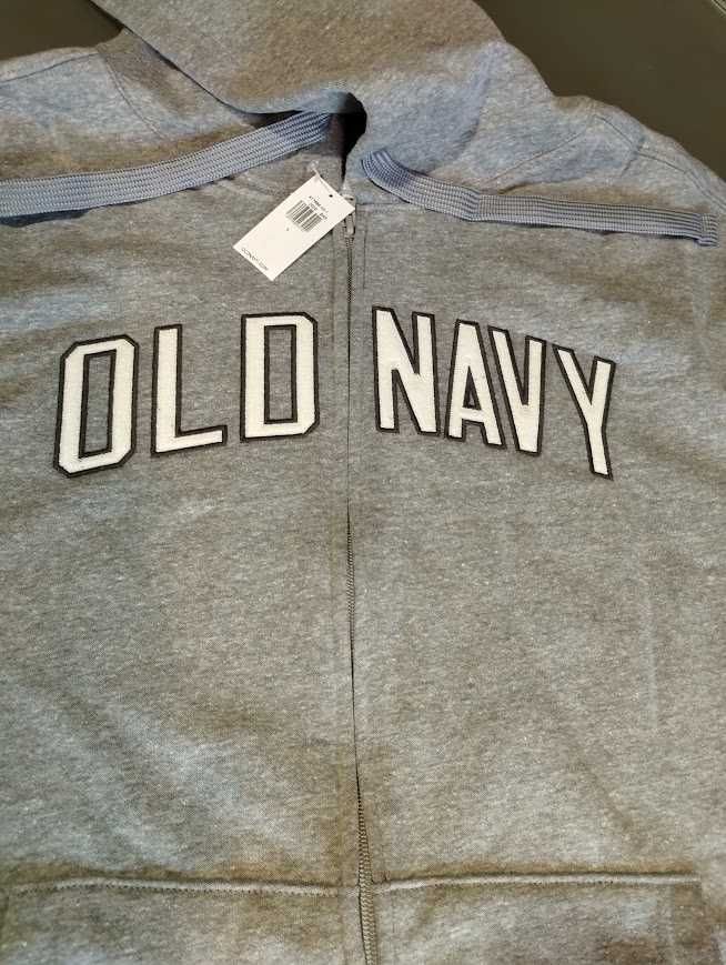 Old Navy куртка худі з логотипом на флісі р L