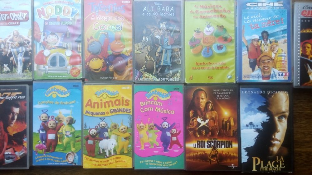 Filmes VHS - mais de 60 títulos disponíveis