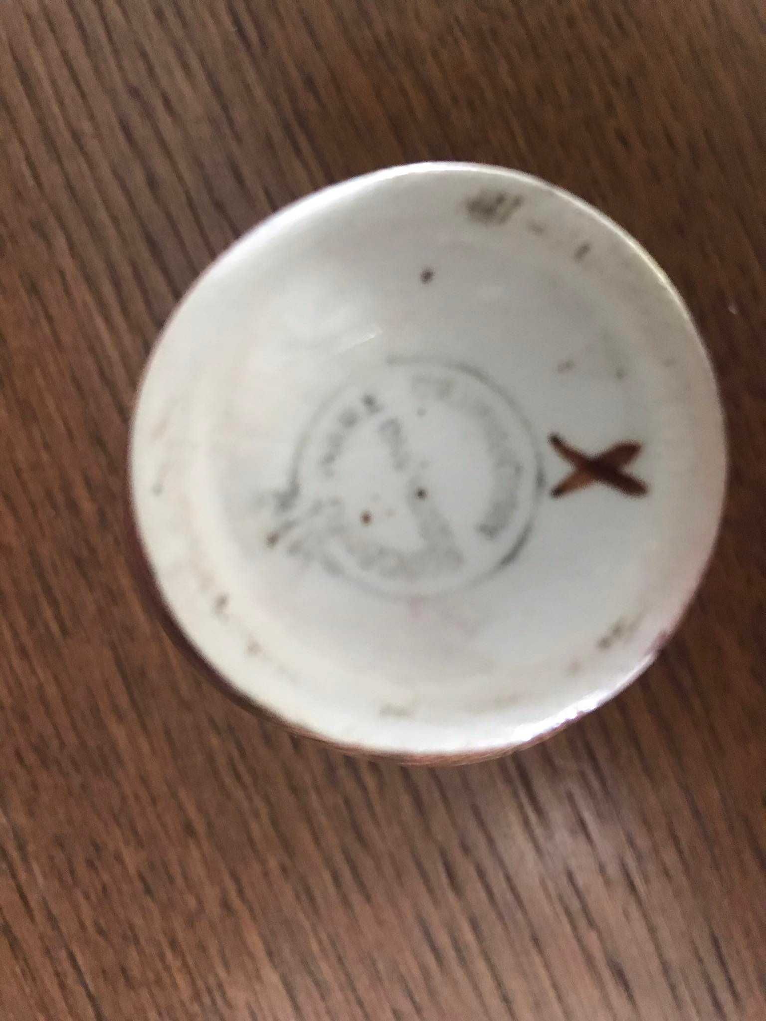 Porcelanowy wazonik Oldcourt Ware ręcznie malowany