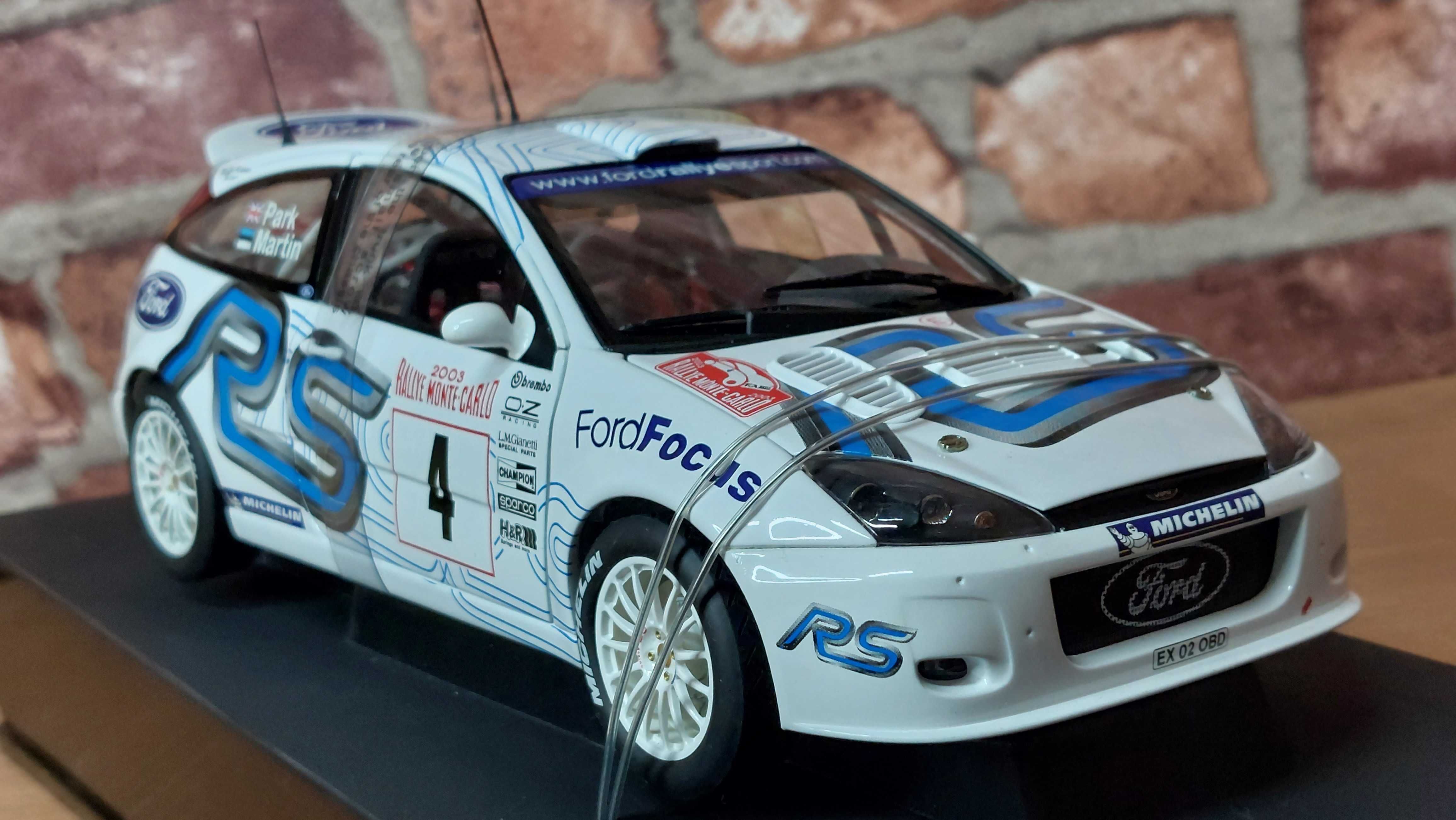 Ford Focus WRC Autoart 2003 Monte Carlo 1:18