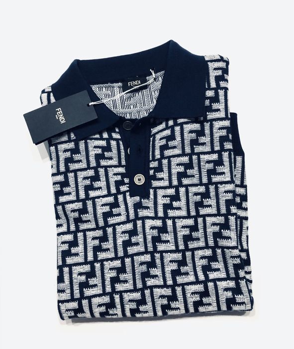 Polo sweterkowe Fendi made in Italy