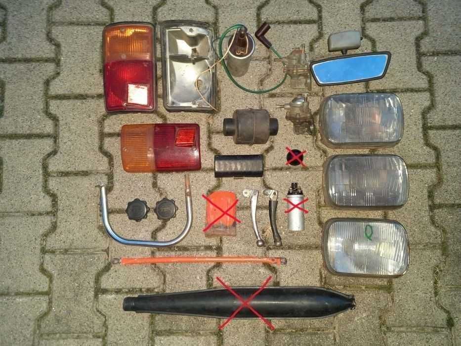 Części Romet Ogar Komar Jawa 350 50 Fiat 126p maluch 127 Mazda 3 BM