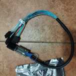 Nowy kabel Mini SAS SFF-8643 do 4x SATA - HBA / RAID - Po zwrocie