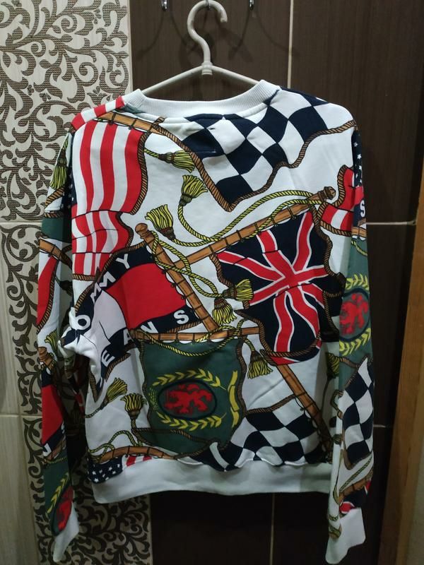 Мужской свитшот, реглан, худи tommy jeans 90s aop crew sweat