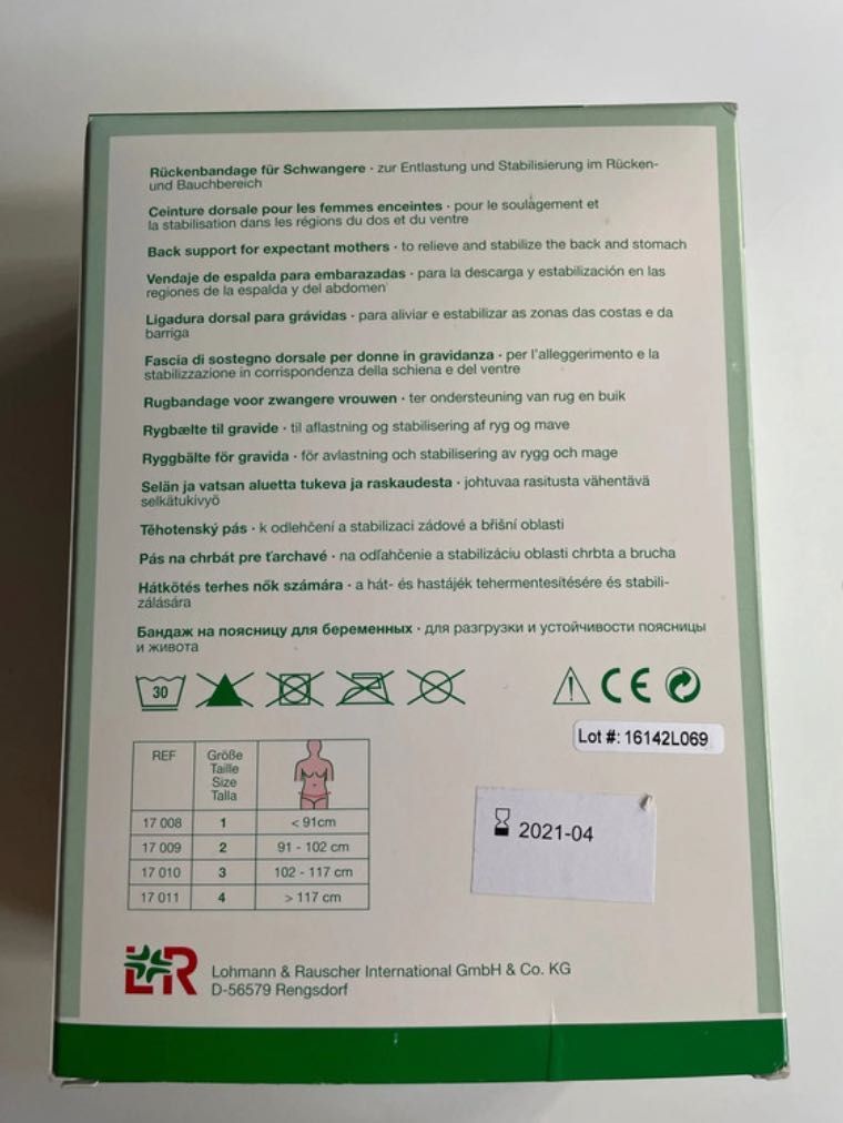 Pas ciążowy Cellacare "Materna" rozm. 3 (102 - 117 cm) podtrzymujący