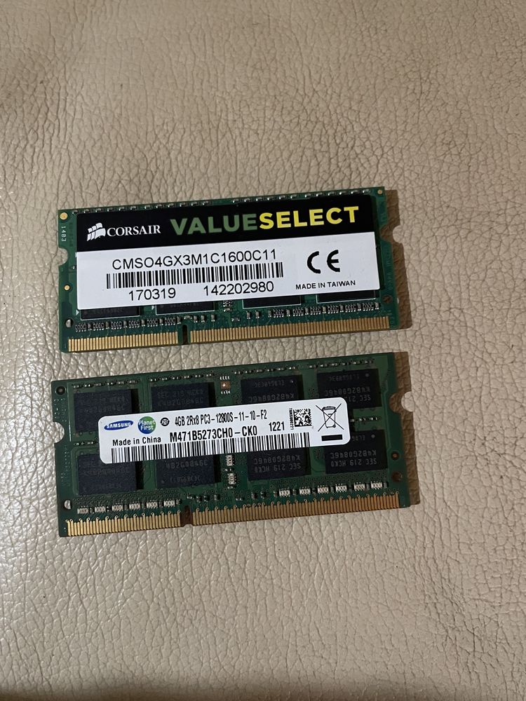 Memorias RAM DDR3 para Laptops