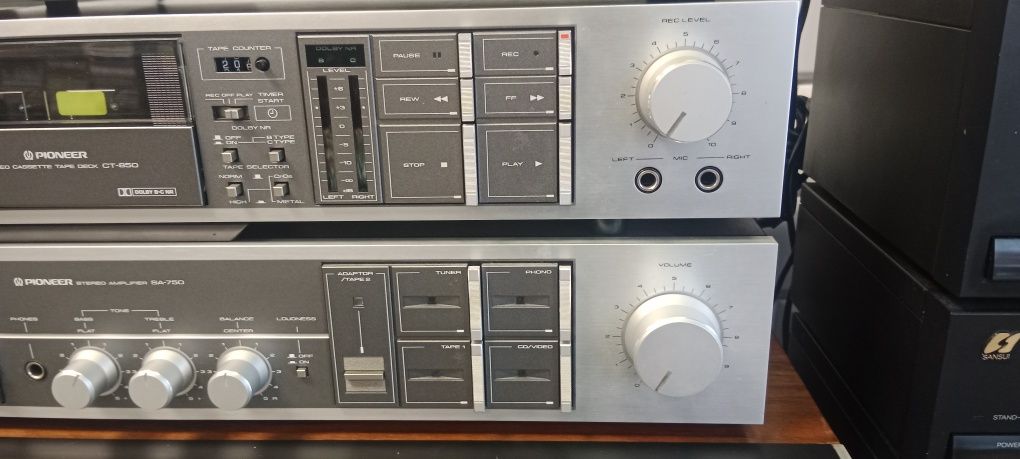 Pioneer SA 750, CT 850, T950. Wieża stereo od Audio Vintage