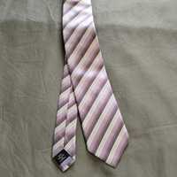 Krawat męski jedwabny fioletowy