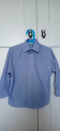 Koszula niebieska wizytowa rozmiar 104/110 cm
