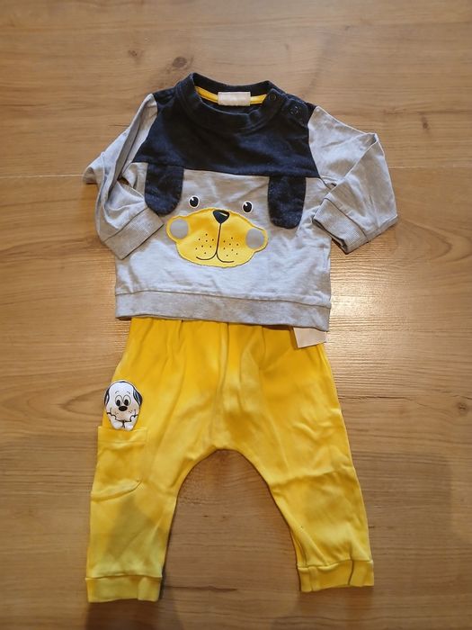 Spodnie bluza sweterek komplet