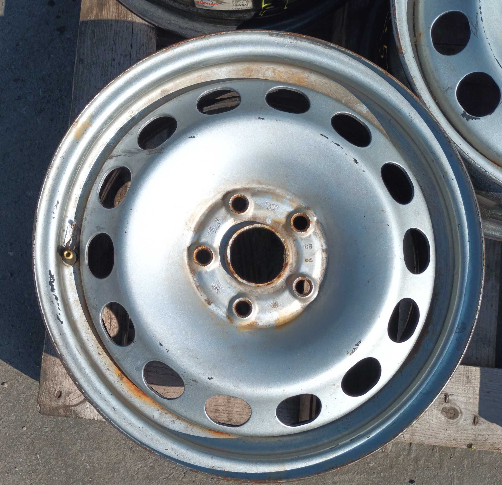 Felgi stalowe 4 szt.  6Jx16 ET50 5x112 VW SKODA SEAT AUDI