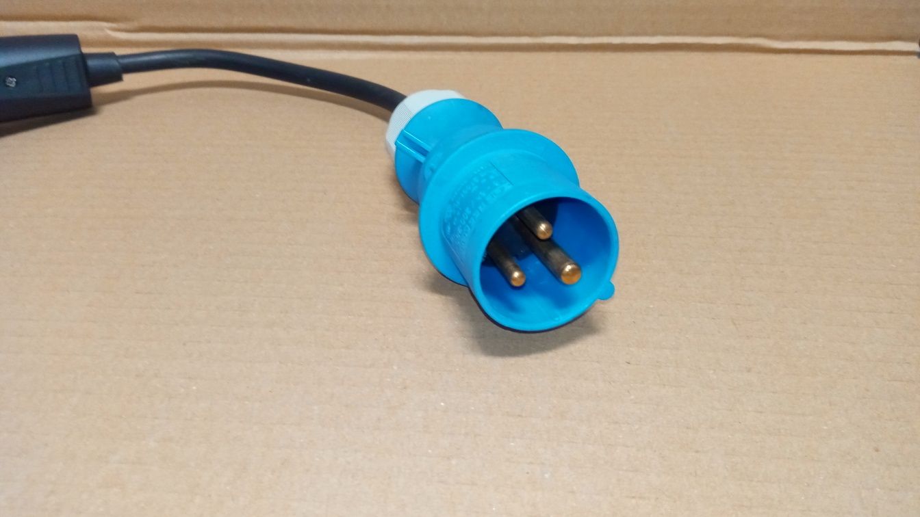 Cabo adaptador de tomada para parques campismo, autocaravanas, etc