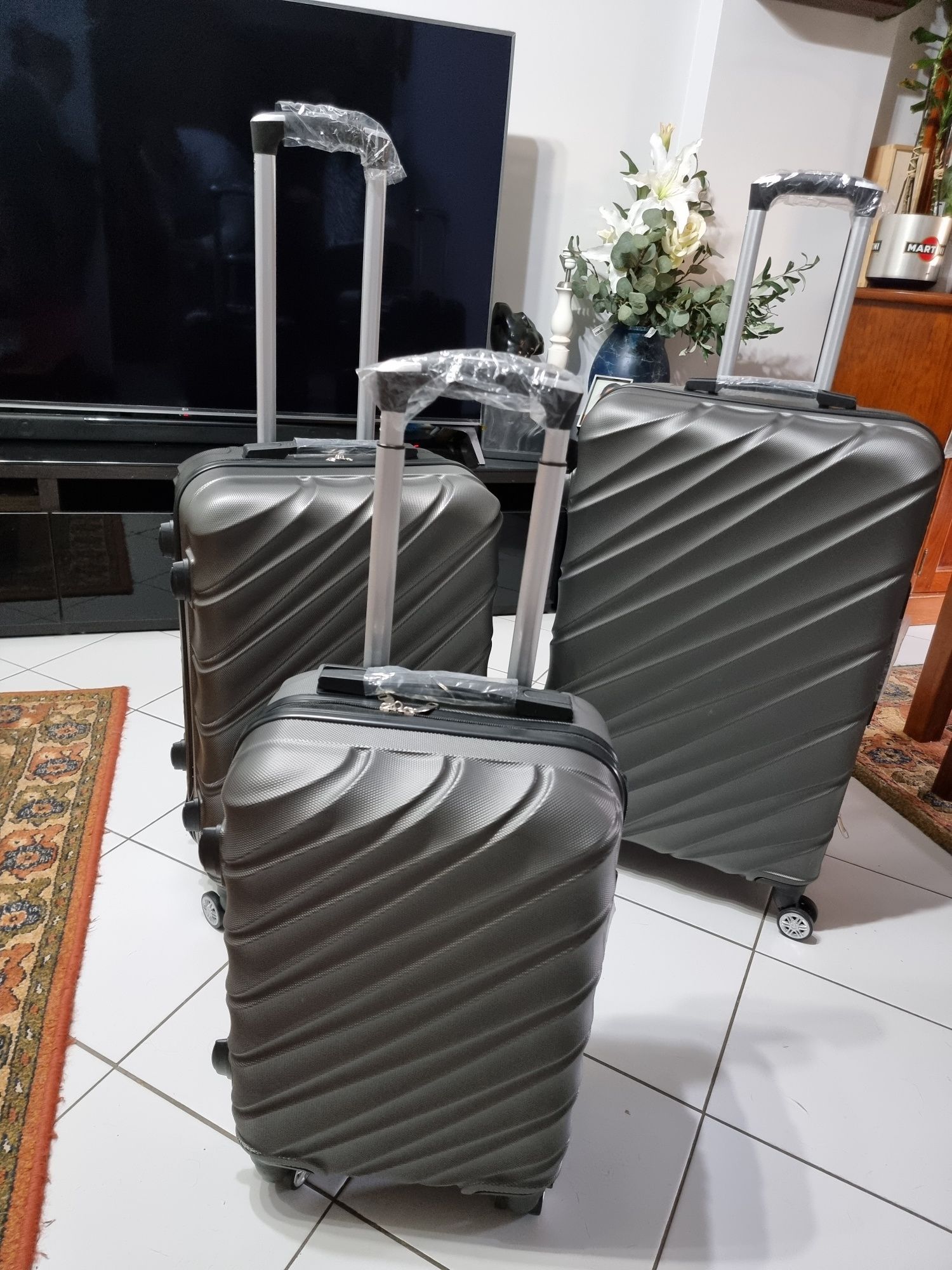Conunto de 3 malas de viagem Novas