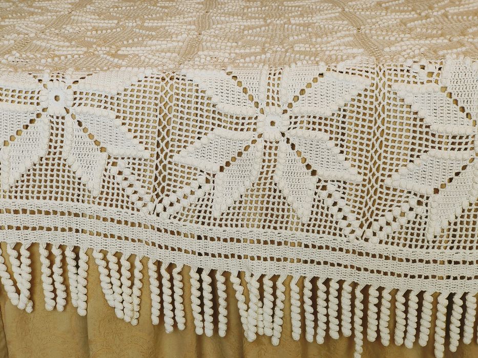 Colchas de renda trabalhadas à mão