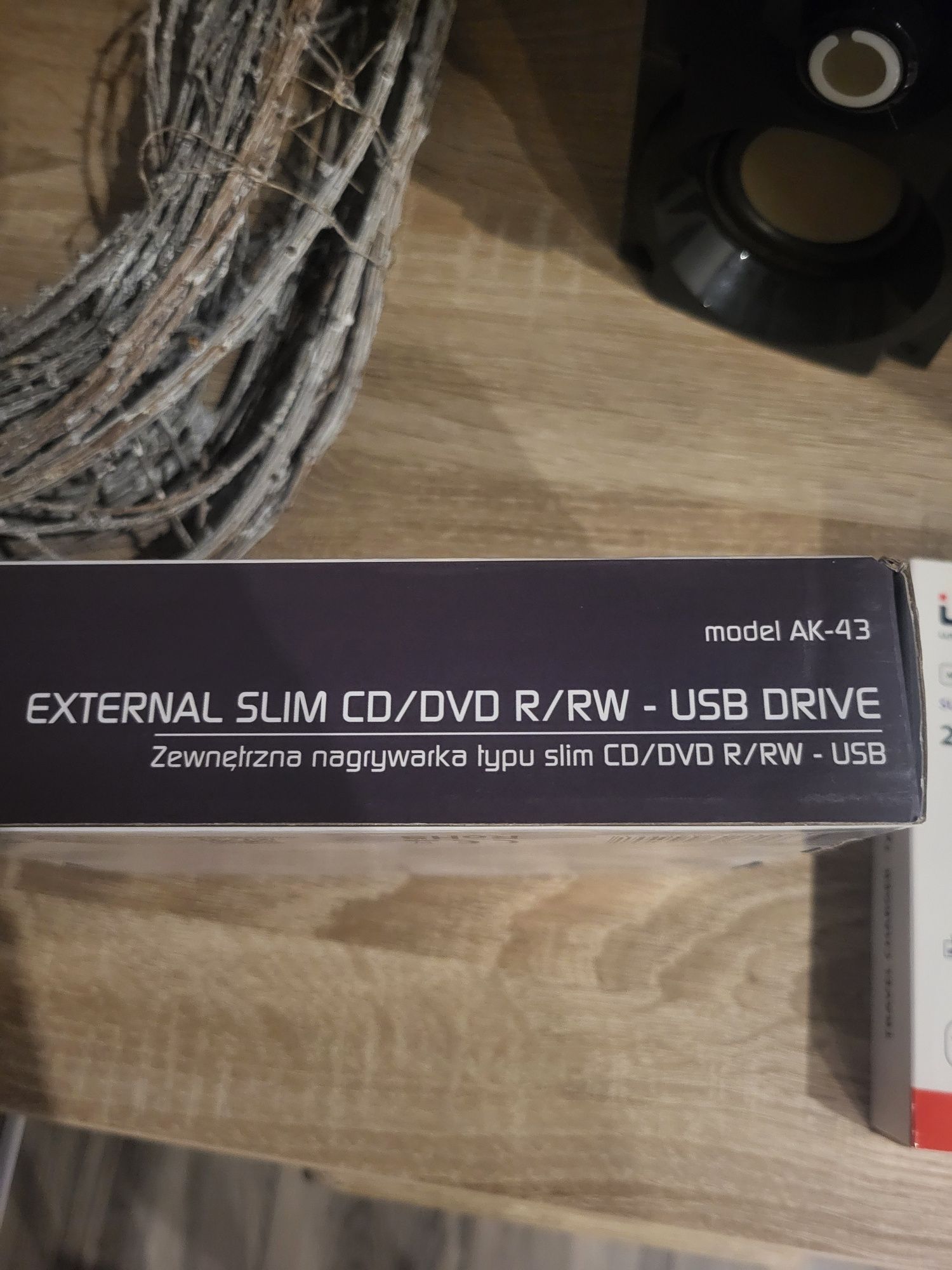 Nowa Savio Zewnętrzna nagrywarka CD DVD R/RW - USB DRIVE