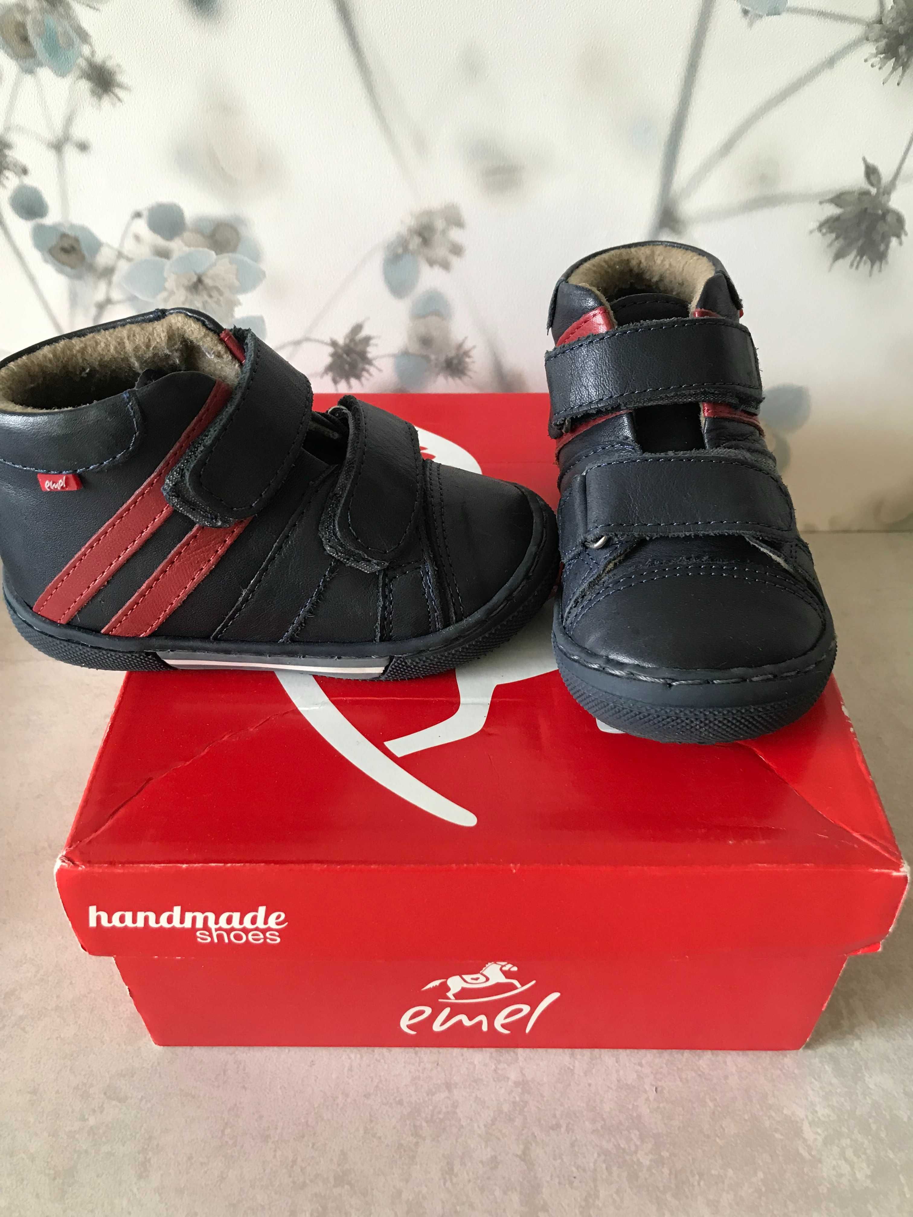Buty trzewiki adidasy granatowe na rzepy Emel rozm 20