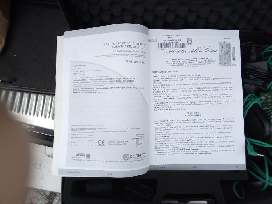 Saude...Aparelho de Magnetoterapia