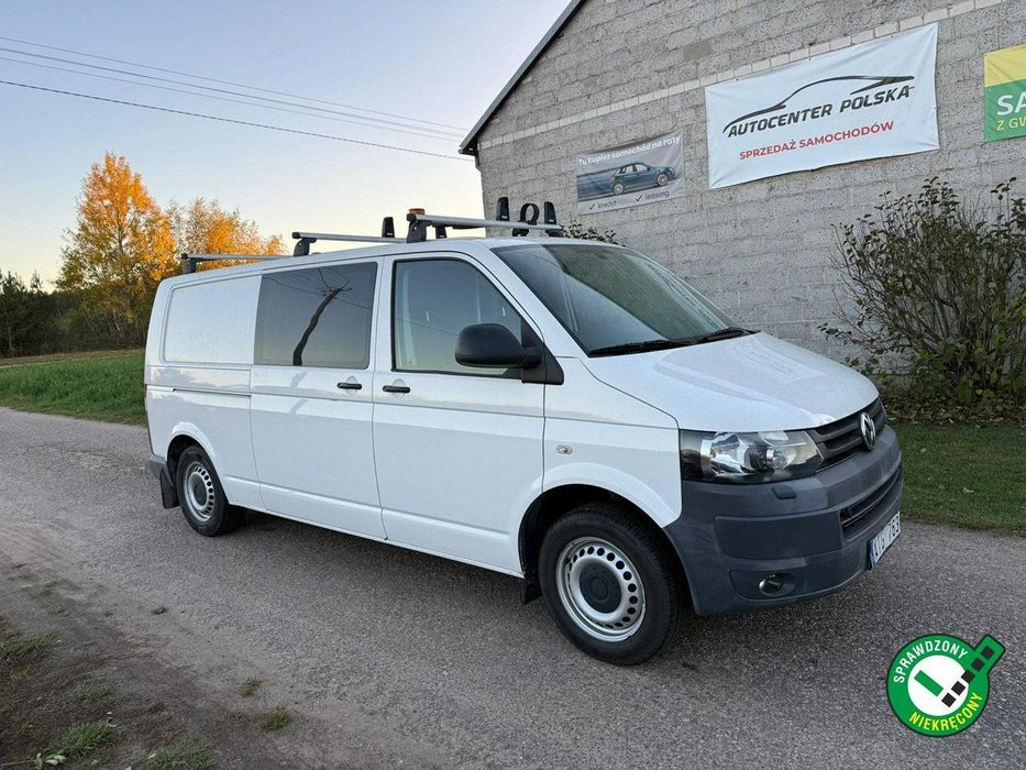 Volkswagen Transporter  T5 FL 2.0 MPI 115KM benzyna 3 osobowy 73 407 przebiegu
