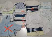 Paczka ubrań dla chłopca roz. 50-56 (m.in.Mothercare)